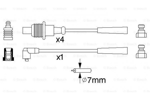 Bosch Σετ Καλωδίων Υψηλής Τάσης - 0 986 356 863