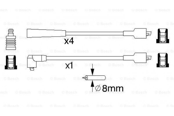 Bosch Σετ Καλωδίων Υψηλής Τάσης - 0 986 356 868