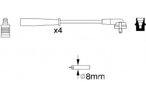 Bosch Σετ Καλωδίων Υψηλής Τάσης - 0 986 356 887