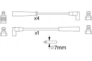 Bosch Σετ Καλωδίων Υψηλής Τάσης - 0 986 356 888