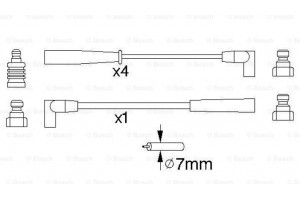 Bosch Σετ Καλωδίων Υψηλής Τάσης - 0 986 356 888