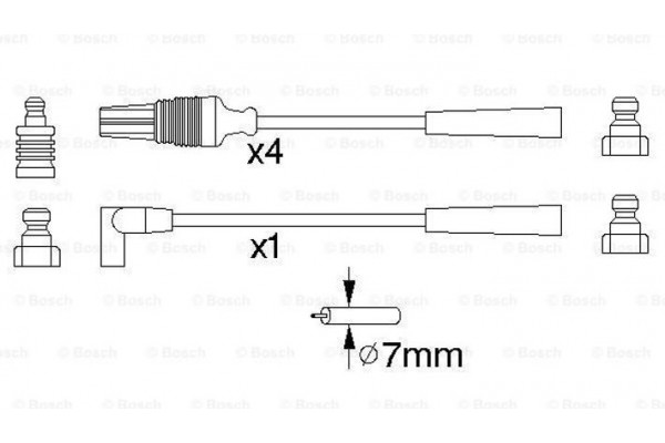 Bosch Σετ Καλωδίων Υψηλής Τάσης - 0 986 356 889