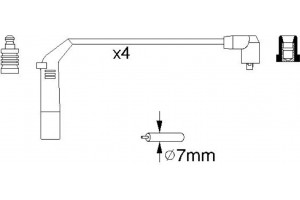 Bosch Σετ Καλωδίων Υψηλής Τάσης - 0 986 356 898