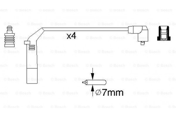 Bosch Σετ Καλωδίων Υψηλής Τάσης - 0 986 356 898