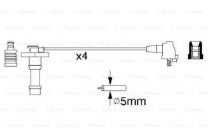 Bosch Σετ Καλωδίων Υψηλής Τάσης - 0 986 356 928