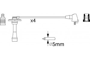 Bosch Σετ Καλωδίων Υψηλής Τάσης - 0 986 356 957