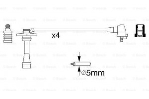 Bosch Σετ Καλωδίων Υψηλής Τάσης - 0 986 356 957