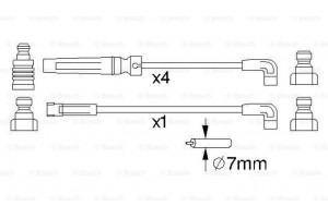 Bosch Σετ Καλωδίων Υψηλής Τάσης - 0 986 356 975