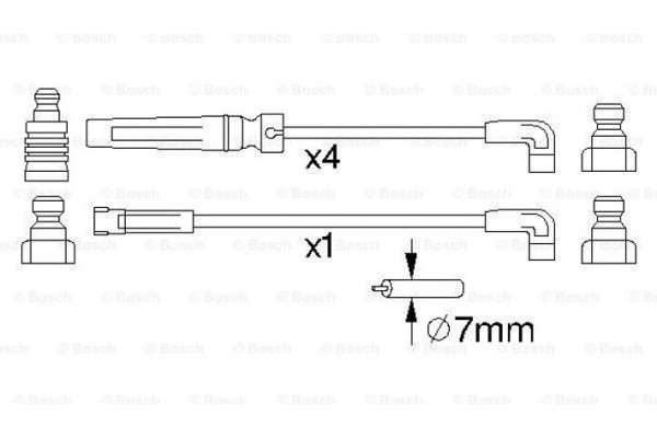 Bosch Σετ Καλωδίων Υψηλής Τάσης - 0 986 356 975