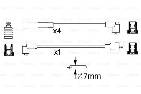 Bosch Σετ Καλωδίων Υψηλής Τάσης - 0 986 356 984