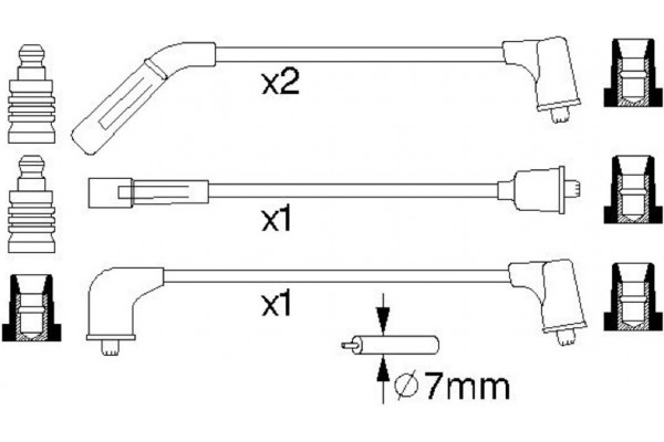 Bosch Σετ Καλωδίων Υψηλής Τάσης - 0 986 356 988