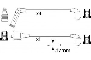 Bosch Σετ Καλωδίων Υψηλής Τάσης - 0 986 356 990