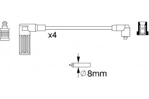 Bosch Σετ Καλωδίων Υψηλής Τάσης - 0 986 357 096