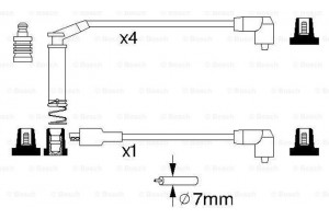 Bosch Σετ Καλωδίων Υψηλής Τάσης - 0 986 357 127