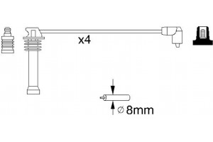 Bosch Σετ Καλωδίων Υψηλής Τάσης - 0 986 357 141