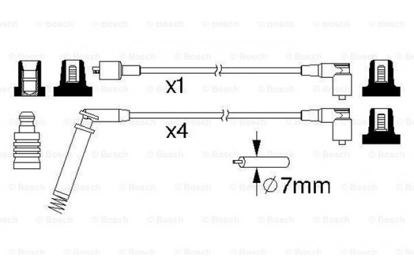 Bosch Σετ Καλωδίων Υψηλής Τάσης - 0 986 357 148