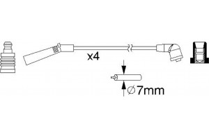 Bosch Σετ Καλωδίων Υψηλής Τάσης - 0 986 357 157