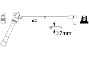 Bosch Σετ Καλωδίων Υψηλής Τάσης - 0 986 357 181