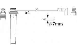 Bosch Σετ Καλωδίων Υψηλής Τάσης - 0 986 357 192