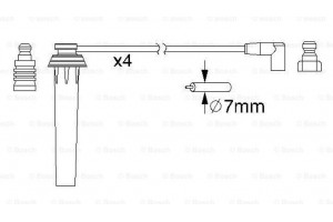 Bosch Σετ Καλωδίων Υψηλής Τάσης - 0 986 357 192