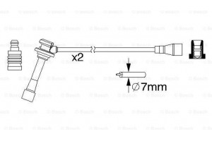 Bosch Σετ Καλωδίων Υψηλής Τάσης - 0 986 357 203