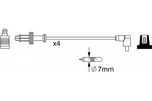Bosch Σετ Καλωδίων Υψηλής Τάσης - 0 986 357 240