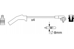 Bosch Σετ Καλωδίων Υψηλής Τάσης - 0 986 357 257