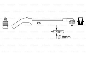 Bosch Σετ Καλωδίων Υψηλής Τάσης - 0 986 357 257