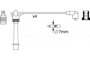 Bosch Σετ Καλωδίων Υψηλής Τάσης - 0 986 357 258