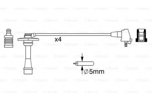Bosch Σετ Καλωδίων Υψηλής Τάσης - 0 986 357 259