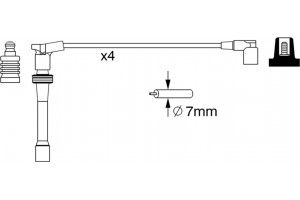 Bosch Σετ Καλωδίων Υψηλής Τάσης - 0 986 357 260