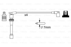 Bosch Σετ Καλωδίων Υψηλής Τάσης - 0 986 357 260