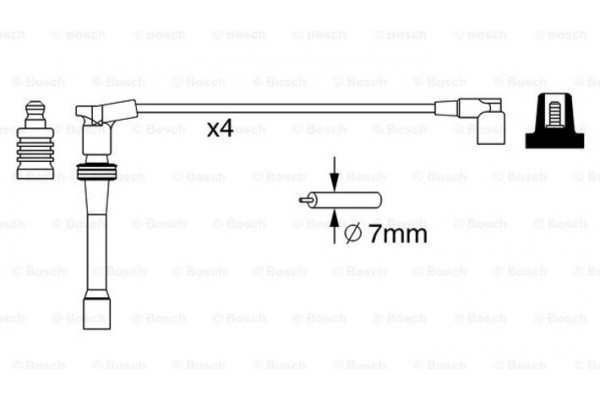 Bosch Σετ Καλωδίων Υψηλής Τάσης - 0 986 357 260