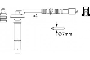 Bosch Σετ Καλωδίων Υψηλής Τάσης - 0 986 357 262