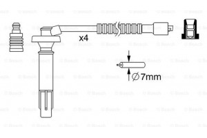 Bosch Σετ Καλωδίων Υψηλής Τάσης - 0 986 357 262