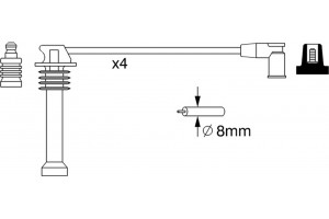 Bosch Σετ Καλωδίων Υψηλής Τάσης - 0 986 357 271