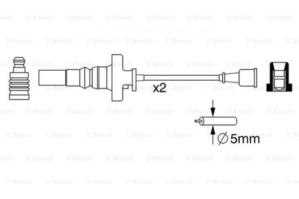 Bosch Σετ Καλωδίων Υψηλής Τάσης - 0 986 357 273