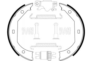 Bosch Σετ Σιαγόνων φρένων, Χειρόφρενο - 0 204 113 806