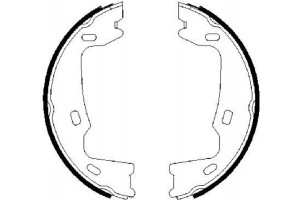 Bosch Σετ Σιαγόνων φρένων, Χειρόφρενο - 0 986 487 214