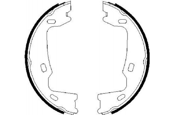 Bosch Σετ Σιαγόνων φρένων, Χειρόφρενο - 0 986 487 214