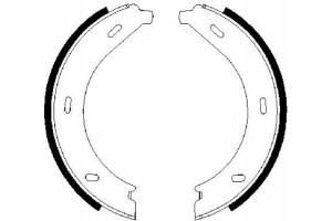 Bosch Σετ Σιαγόνων φρένων, Χειρόφρενο - 0 986 487 605