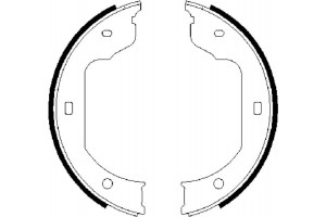 Bosch Σετ Σιαγόνων φρένων, Χειρόφρενο - 0 986 487 625