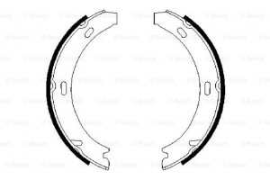 Bosch Σετ Σιαγόνων φρένων, Χειρόφρενο - 0 986 487 647