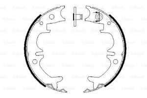Bosch Σετ Σιαγόνων φρένων, Χειρόφρενο - 0 986 487 680