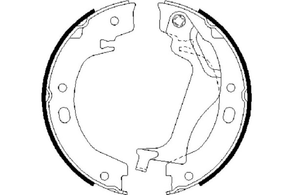 Bosch Σετ Σιαγόνων φρένων, Χειρόφρενο - 0 986 487 713