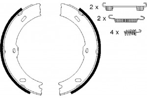 Bosch Σετ Σιαγόνων φρένων, Χειρόφρενο - 0 986 487 720