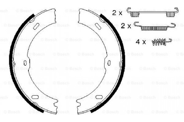 Bosch Σετ Σιαγόνων φρένων, Χειρόφρενο - 0 986 487 720