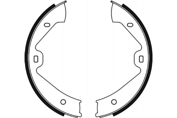 Bosch Σετ Σιαγόνων φρένων, Χειρόφρενο - 0 986 487 755