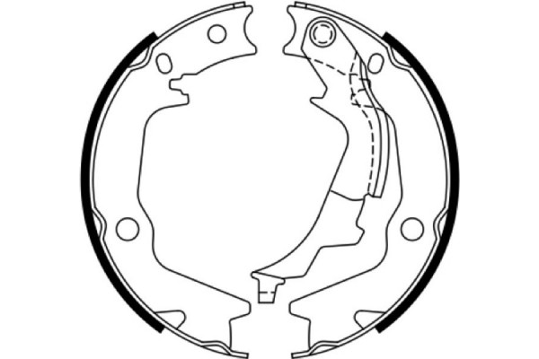 Bosch Σετ Σιαγόνων φρένων, Χειρόφρενο - 0 986 487 769