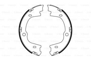 Bosch Σετ Σιαγόνων φρένων, Χειρόφρενο - 0 986 487 778